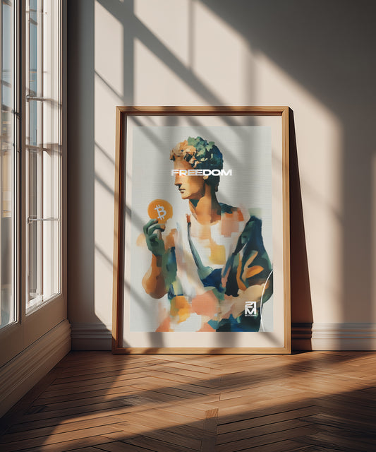 BITCOIN IS FREEDOM ARTPRINT