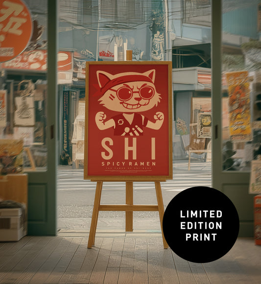 LIMITED SHI RAMEN ART PRINT