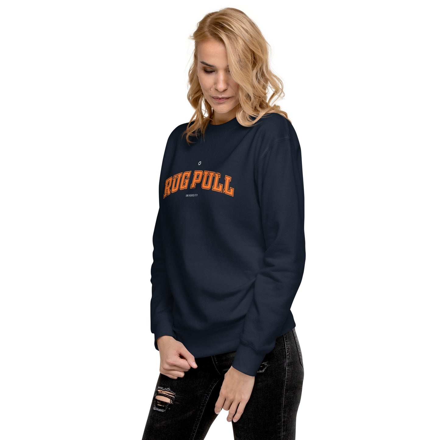Premium Navy - Crypto Streetwear Sweatshirt